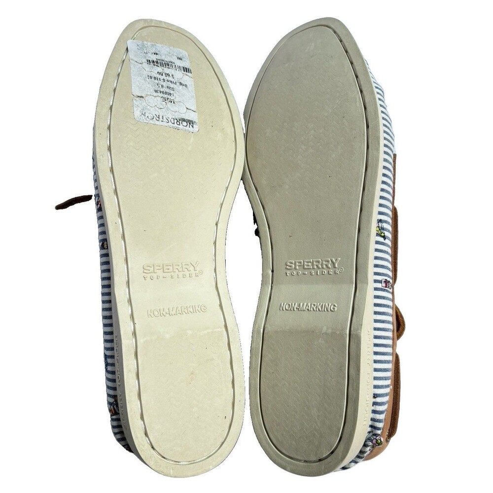 Sperry x Nordstrom Size 8.5 Women's Original Boat Shoes Nautical Top Siders - Picture 8 of 16